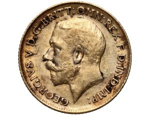Wielka Brytania, Jerzy V, 1/2 suwerena 1914