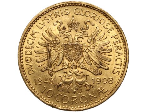 Austria, Franciszek Józef I, 10 koron 1908, Jubileusz - 2