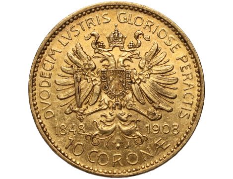 Austria, Franciszek Józef I, 10 koron 1908, Jubileusz - 2