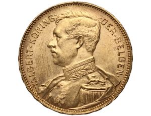 Belgia, Albert I, 20 franków 1914, Der Belgen