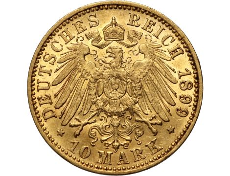 Niemcy, Prusy, Wilhelm I, 10 marek 1899 A, Berlin - 2