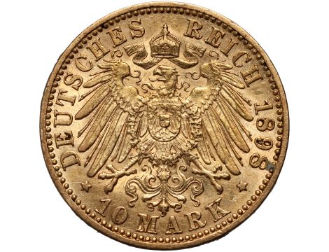 Niemcy, Prusy, Wilhelm I, 10 marek 1898 A, Berlin - 2