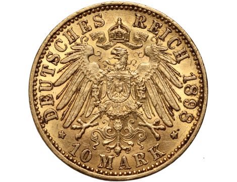 Niemcy, Prusy, Wilhelm I, 10 marek 1898 A, Berlin - 2