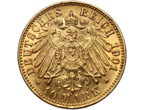 Niemcy, Prusy, Wilhelm I, 10 marek 1901 A, Berlin - 2