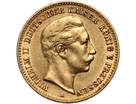 4974. Niemcy, Prusy, Wilhelm I, 10 marek 1904 A, Berlin