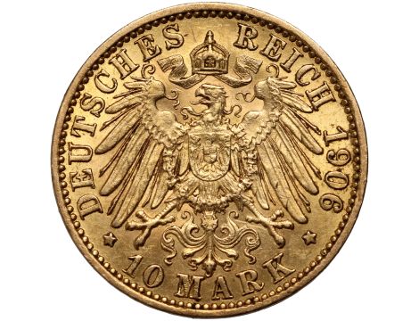 Niemcy, Prusy, Wilhelm I, 10 marek 1906 A, Berlin - 2