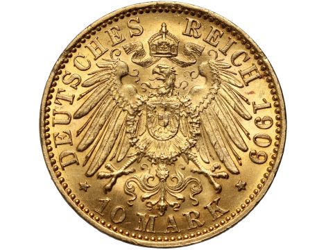 Niemcy, Prusy, Wilhelm I, 10 marek 1909 A, Berlin - 2