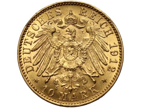Niemcy, Prusy, Wilhelm I, 10 marek 1912 A, Berlin - 2
