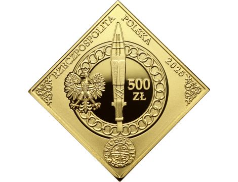 Polska, 500 złotych 2025, Tysiąclecie koronacji Bolesława Chrobrego - 3