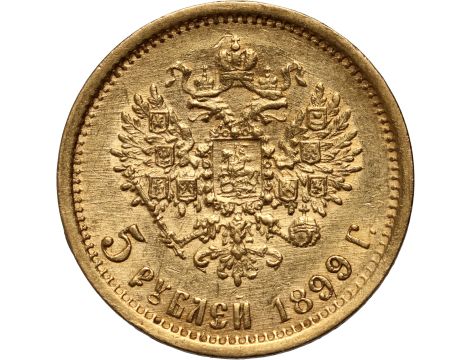 4990. Rosja, Mikołaj II, 5 rubli 1899 (EB) - 2