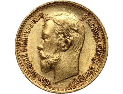 4993. Rosja, Mikołaj II, 5 rubli 1903 (AR)