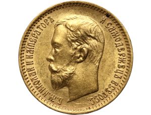 4994. Rosja, Mikołaj II, 5 rubli 1904 (AR)