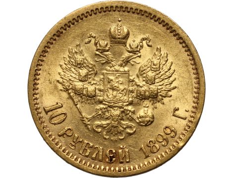 4995. Rosja, Mikołaj II, 10 rubli 1899 (EB) - 2