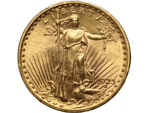 5000. USA, 20 dolarów 1923, Filadelfia, Saint-Gaudens