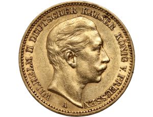 Niemcy, Prusy, Wilhelm II, 20 marek 1901 A, Berlin