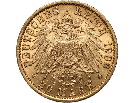 5009. Niemcy, Prusy, Wilhelm II, 20 marek 1906 A, Berlin - 2