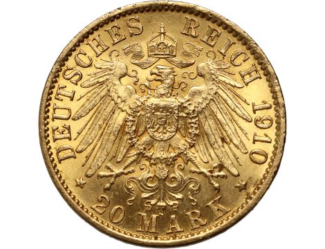 5010. Niemcy, Prusy, Wilhelm II, 20 marek 1910 A, Berlin - 2