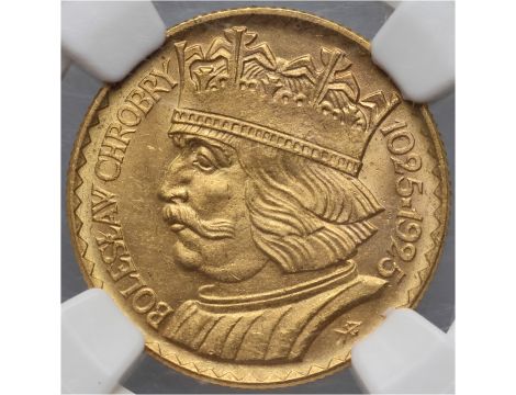 5022. Polska, II RP, 20 złotych 1925, Bolesław Chrobry, NGC MS64 - 2