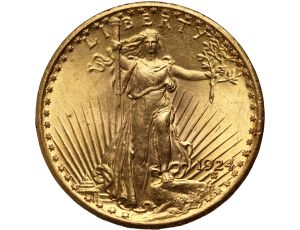 5025. USA, 20 dolarów 1924, Filadelfia, Saint-Gaudens