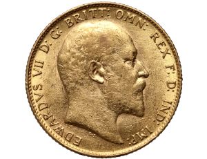 5038. Wielka Brytania, Edward VII, suweren 1909, Londyn
