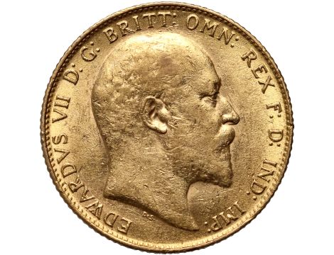 5038. Wielka Brytania, Edward VII, suweren 1909, Londyn