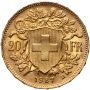 5042. Szwajcaria, 20 franków 1927, Helvetia Vreneli - 3