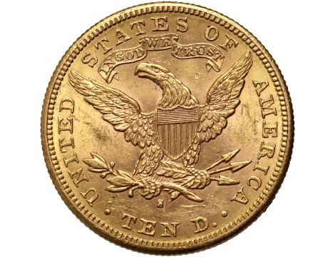 5049. USA, 10 dolarów 1886 S, San Francisco, Liberty - 2