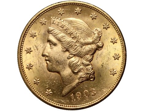 5055. USA, 20 dolarów 1903, Filadelfia, Liberty