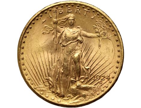 5058. USA, 20 dolarów 1924, Filadelfia, Saint-Gaudens