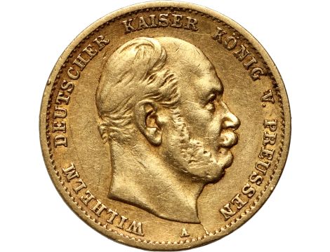 5071. Niemcy, Prusy, Wilhelm I, 10 marek 1874 A, Berlin