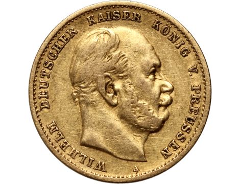 5072. Niemcy, Prusy, Wilhelm I, 10 marek 1874 A, Berlin