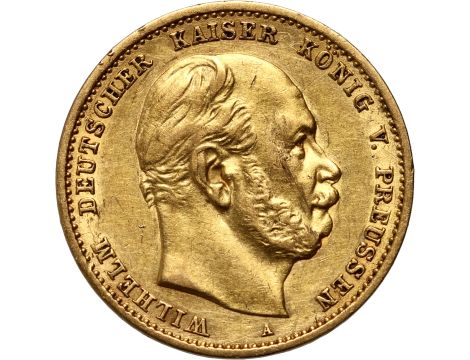 5073. Niemcy, Prusy, Wilhelm I, 10 marek 1878 A, Berlin