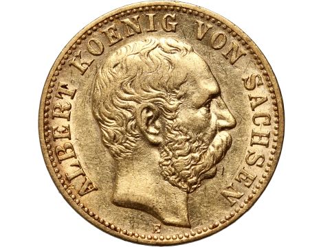 5077. Niemcy, Saksonia, Albert, 10 marek 1891 E, Muldenhutten