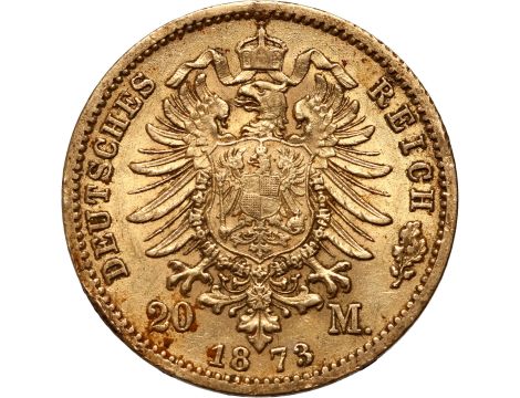 5083. Niemcy, Prusy, Wilhelm I, 20 marek 1873 C, Frankfurt - 2