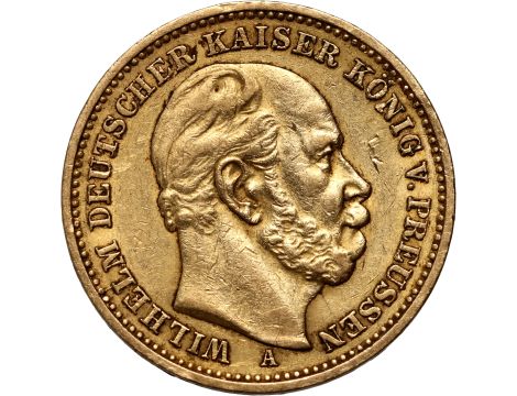 5085. Niemcy, Prusy, Wilhelm I, 20 marek 1886 A, Berlin