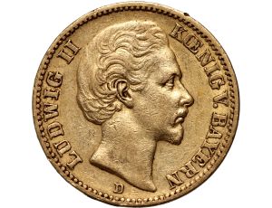 5091. Niemcy, Bawaria, Ludwik II, 20 marek 1873 D, Monachium