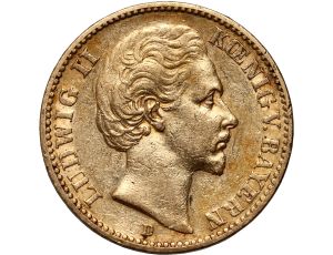 5092. Niemcy, Bawaria, Ludwik II, 20 marek 1873 D, Monachium