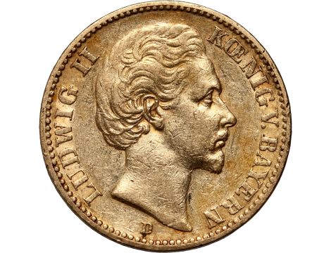 5092. Niemcy, Bawaria, Ludwik II, 20 marek 1873 D, Monachium