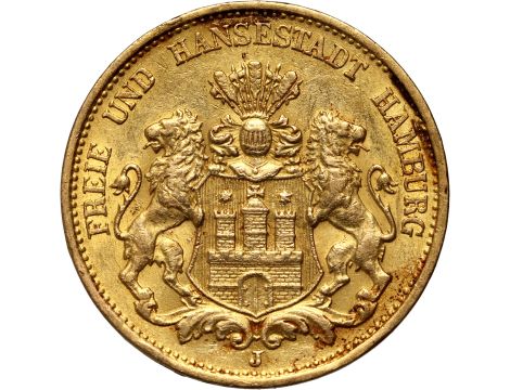 5093. Niemcy, Hamburg, 20 marek 1894 J