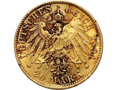 5093. Niemcy, Hamburg, 20 marek 1894 J - 2