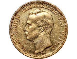 5094. Niemcy, Hesja, Ernest Ludwik, 20 marek 1896 A, Berlin - rzadki rocznik