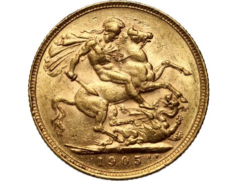 5098. Australia, Edward VII, suweren 1905 M, Melbourne - 2