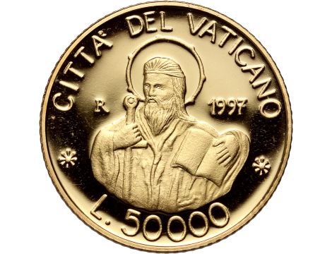 5104. Watykan, Jan Paweł II, 50000 lirów 1997