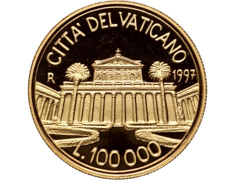 5105. Watykan, Jan Paweł II, 100000 lirów 1997 - 3