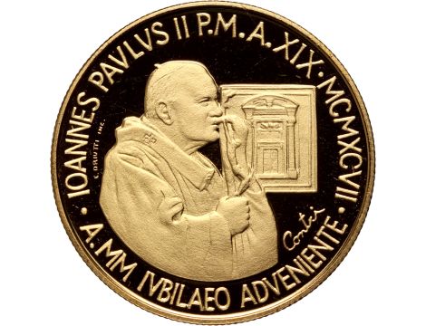 5105. Watykan, Jan Paweł II, 100000 lirów 1997 - 4