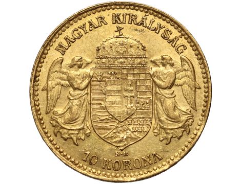 5114. Węgry, Franciszek Józef I, 10 koron 1909 KB, Kremnica - 2