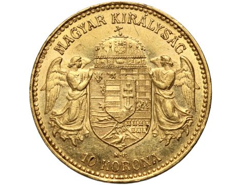 5115. Węgry, Franciszek Józef I, 10 koron 1910 KB, Kremnica - 2