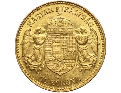 5116. Węgry, Franciszek Józef I, 10 koron 1911 KB, Kremnica - 2