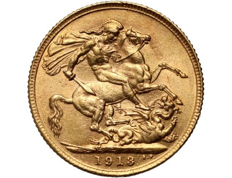 5138. Wielka Brytania, Jerzy V, suweren 1913, Londyn - 2