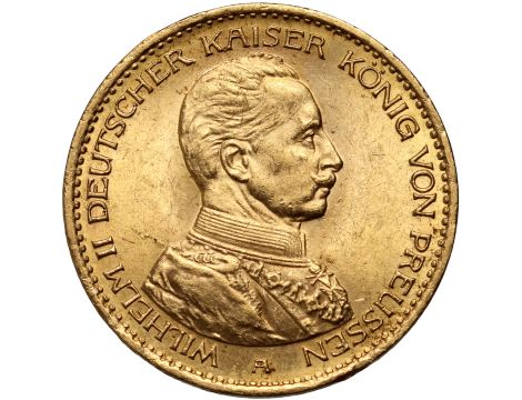 5144. Niemcy, Prusy, Wilhelm II, 20 marek 1914 A, Berlin, Uniform Mundur